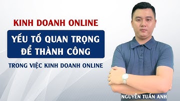 Các Yếu Tố Quan Trọng Để Thành Công Trong Việc Kinh Doanh Online | Kinh Doanh | Nguyễn Tuấn Anh