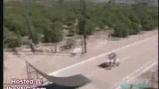 quad backflip over train