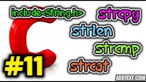 ภาษาซี ตอนที่ 11 อาเรย์ สตริง (Array&String part 2)