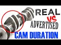 Real vs. Advertised CAMSHAFT DURATION