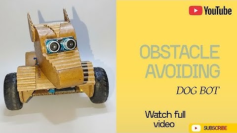 Obstacle Avoiding Dog Bot | Arduino Nano + Ultrasonic Sensor | DIY Robotics Project |Mana Spark Bots