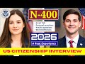 Actual Interview of U.S. Citizenship I Small Talk I N-400 Naturalization Interview and Test #n400