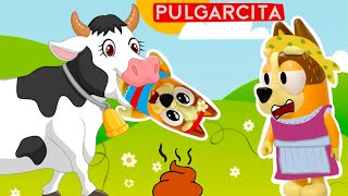 CUENTO PULGARCITA con BLUEY y BINGO pulgarcito