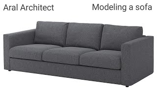 3ds Max Tutorial : How to model a sofa #design #tutorial #3dsmax #architecture #blender