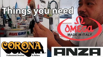 Awlgrip Roll and Tip, roller and brushes you will need