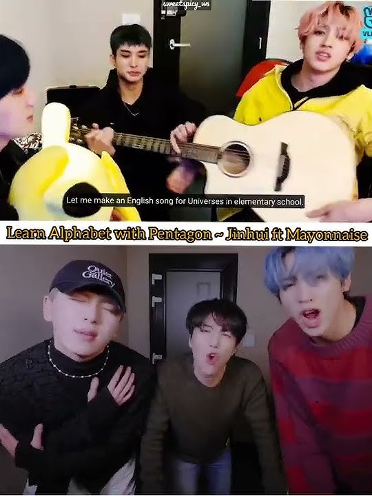 let's Learn Alphabet with Jinho, Hui ft Mayonnaise (Yuto Kino Wooseok) ~ which one do you prefer?