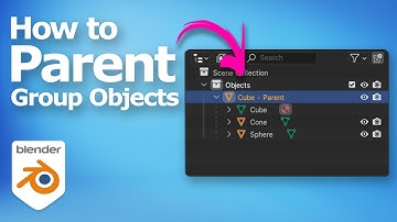 How to use Parent Group Objects in Blender