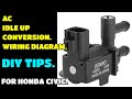 AC IDLE UP FOR HONDA CIVIC AND MITSUBISHI / BYPASS CONVERTION / 3RD PARTY.