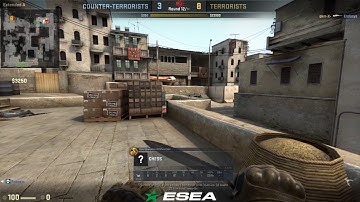 CS:GO - F8cking amazing play. 1v4 ninja defuse.