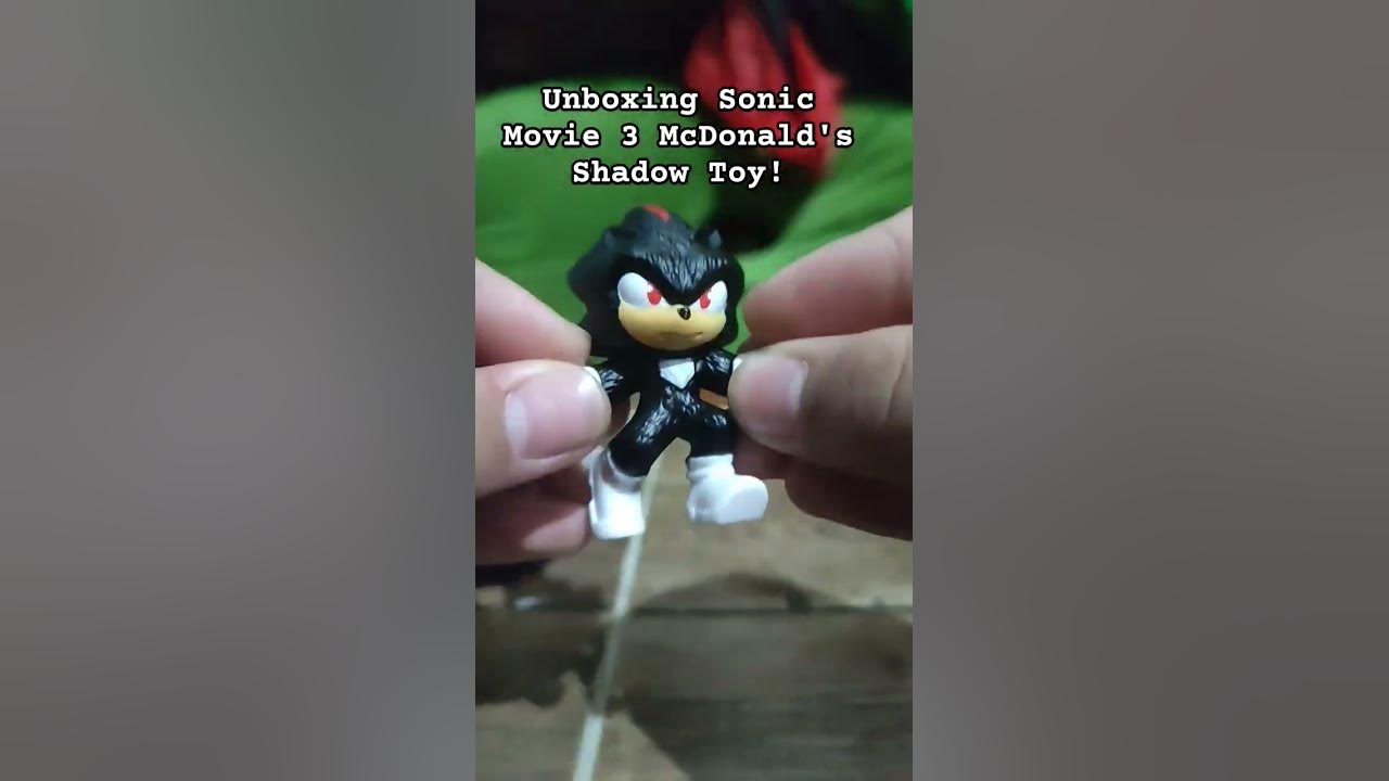 Unboxing New Sonic Movie 3 Shadow McDonald's Toy! #mcdonalds #sonic3 #shadow #planetstuart #toy #new