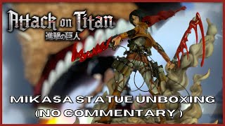 LC Studios Mikasa Ackerman | 1/6 Scale Attack on Titan Resin Statue Unboxing (No Commentary)