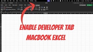 How To Get The Developer Tab In Excel On Mac Fast!