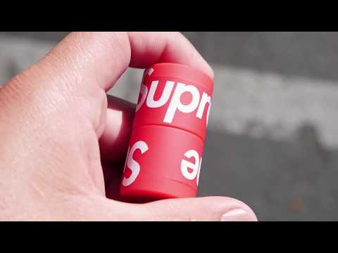 supreme lucetta magnetic bike lights black