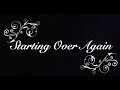 Starting over again  alto sax