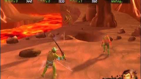 TMNT Turtles in Time Reshelled Online 4 Player Gameplay (3 of 6) Full Story Mode on Hard