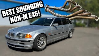 eBay Headers Install on my E46 Drift Wagon (Before & After Audio)