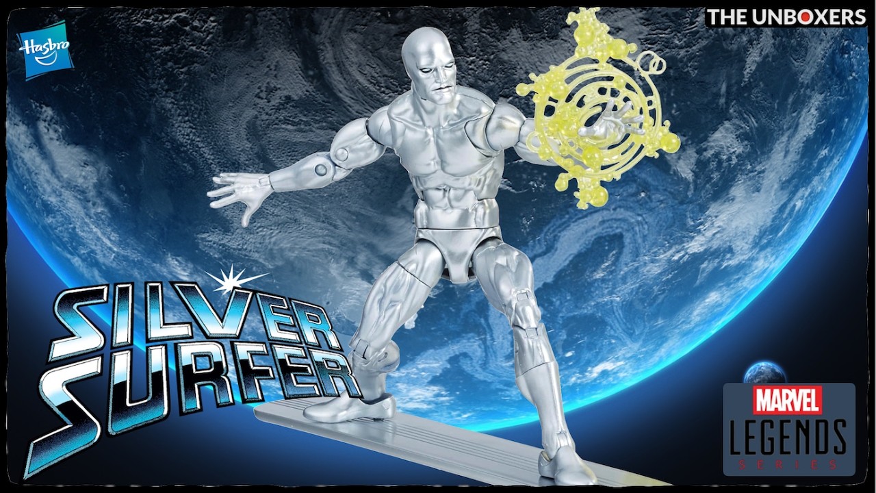 Marvel Legends Silver Surfer Comic Action Figure - YouTube