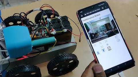 IoT Sanitization Robot with UV light and voice announcement using Raspberry pi 3