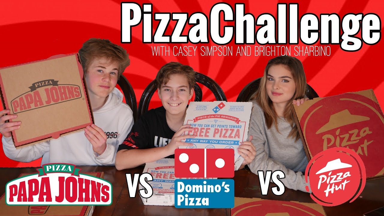 Pizza Conspiracy Theory | Challenge ft. Casey Simpson Brighton Sharbino
