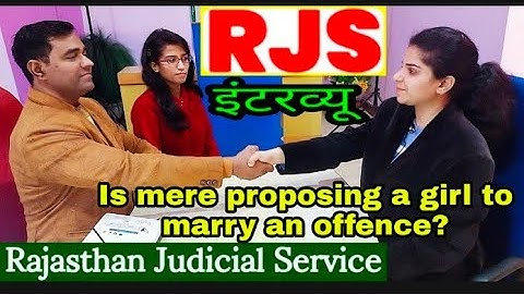 RJS INTERVIEW in Hindi | Judge Interview | #judiciary Interview | PD Classes