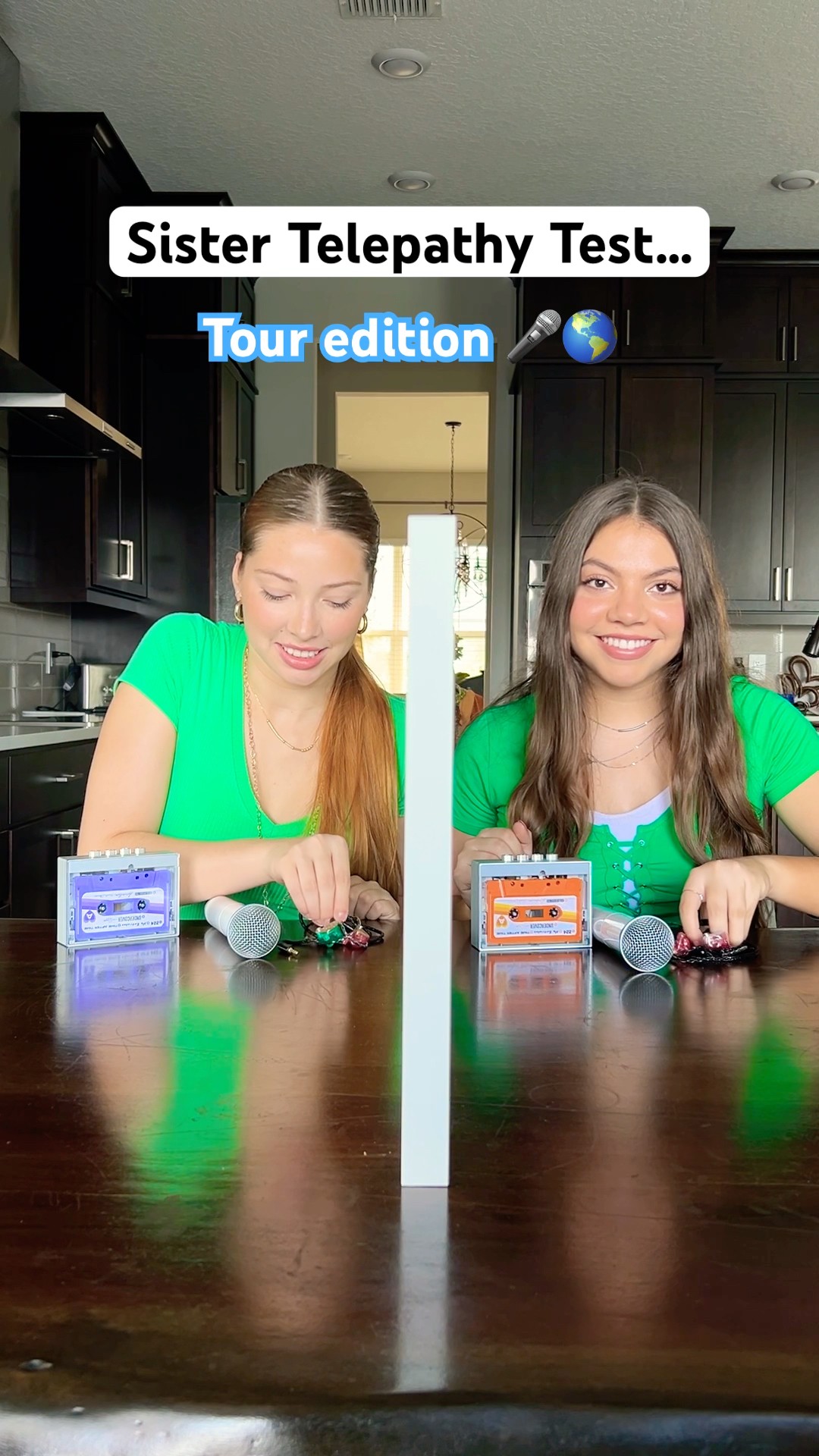 Sister TELEPATHY Test (Pt. 2) ??? | Triple Charm #Shorts