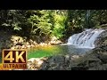 3 hours 4K Waterfall relaxation video - Denny Creek falls - Water Sounds
