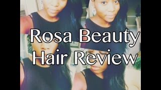 Aliexpress Rosa  Hair Products Virgin Brazilian Body Wave Review !!