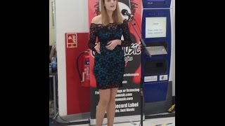 Alice Anastasia singing "Summertime Sadness" at Middleton Grange, Hartlepool.