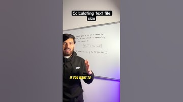 Calculating the size of a text file - OCR GCSE Computer Science #gcsecomputerscience #gcse