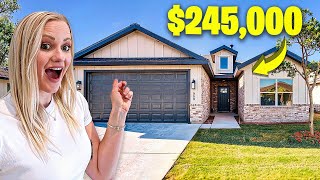 Touring a $245K New Construction Home in Lubbock