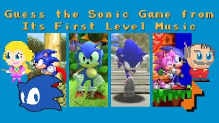 Guess the Sonic Game from Its First Level Music