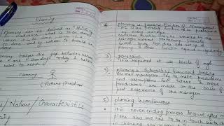 Planning ||features / characteristics of planning|| class 12 business studies