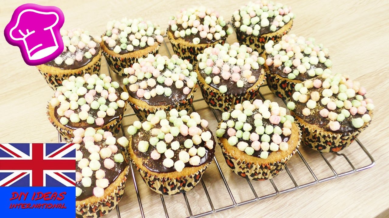 Cool Muffin Decoration Idea With Cereal And Powder Kids
