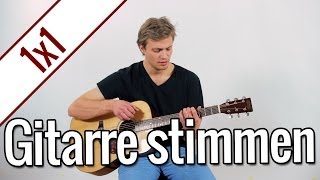 Gitarre stimmen ohne Stimmgerät | Gitarren 1x1