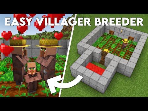 Minecraft Infinite Villager Breeder Tutorial - Easiest U0026 Best Design