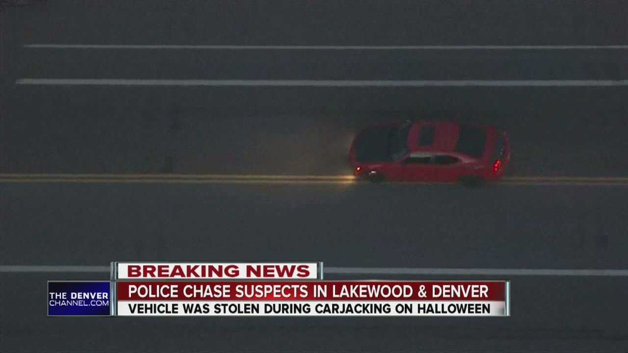 Police chase in Denver and Lakewood - YouTube