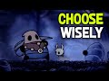 The Toughest Choices in Hollow Knight (One Per Save Game File)