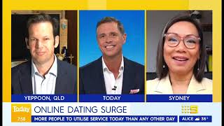 Online dating surges on New Year's Day 2023