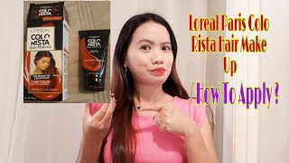 LOREAL PARIS COLO RISTA HAIR MAKE UP, HOW TO APPLY TO YOUR HAIR? #freesample #haircare #haircolor