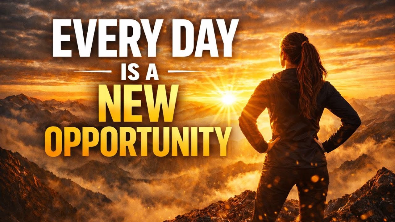 Every day is a new opportunity