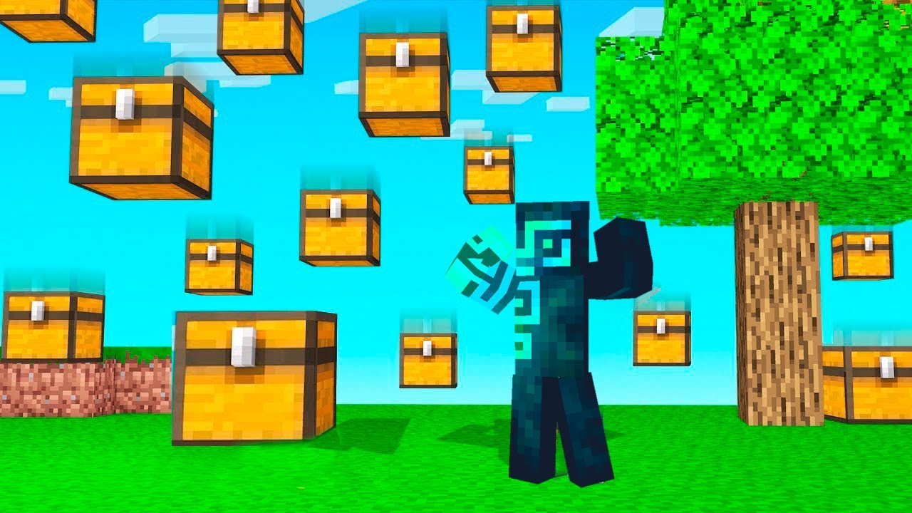 Minecraft lekin sandiqlar yomg'iri O'zbekcha chellenj 