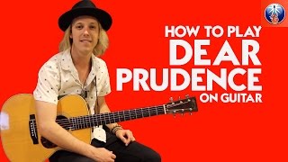 How to Play Dear Prudence On Guitar - Simple Dear Prudence Acoustic Guitar Lesson chords