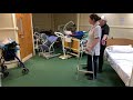 Moving   handling   walking with zimmer frame