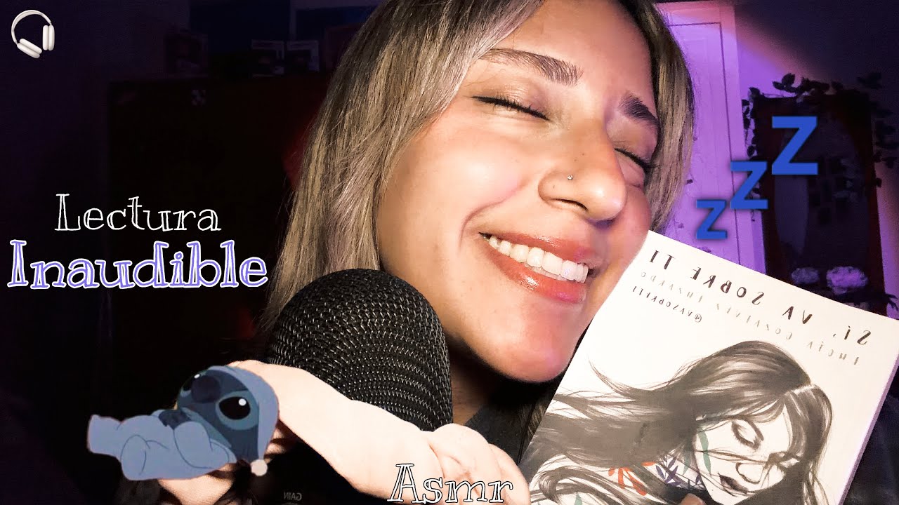 ⊹₊ ⋆LEO poemas en INAUDIBLE para que descanses📖👀|Whispering & Inaudible🎧Asmr