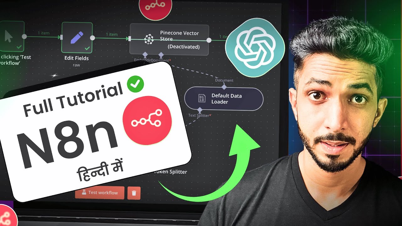 n8n Tutorial For Beginners In Hindi (2025) 🔥 - Complete n8n Course ...
