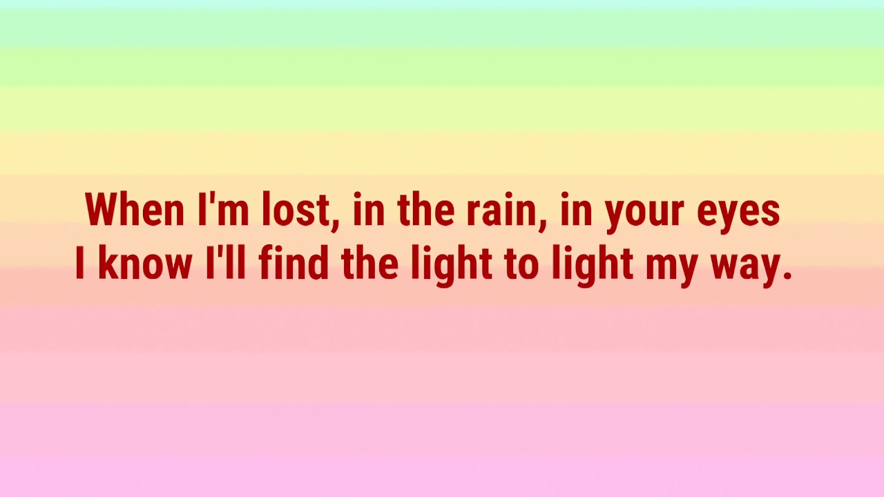 Christina Aguilera I Turn To You Letras