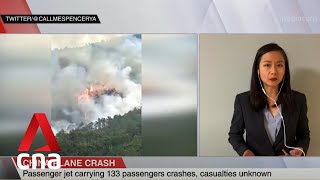 China Eastern Airlines Boeing 737 plane crashes in Guangxi