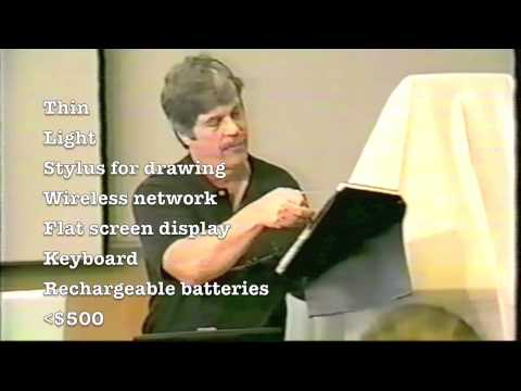 Alan Kay's Dynabook -- Rare NHK video