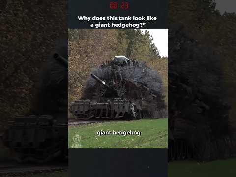 أغرب درع دبابة روسي القنفذ تي 80