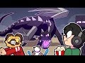 Me & The Boys BEATING THE ENDER DRAGON in Minecraft! ~ Funny Minecraft